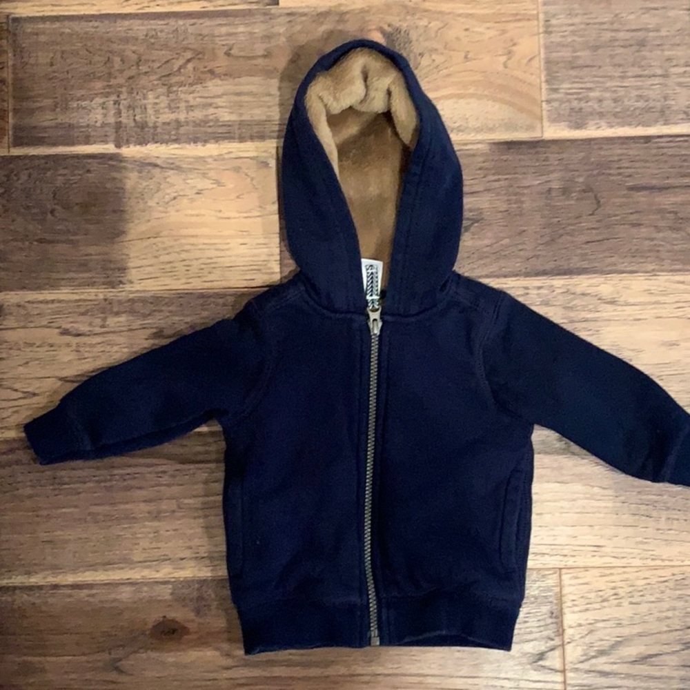 Baby boy zippered sweatshirt